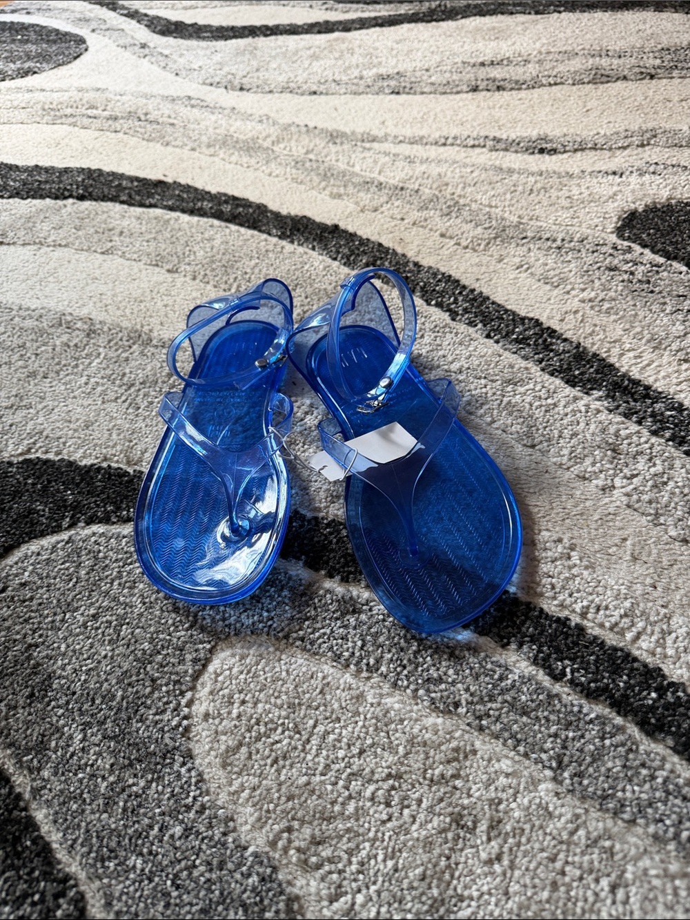 GAP Translucent Blue Jelly Sandals
